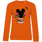 Ladies Sweatshirt HOCKEYMOUSE PINK