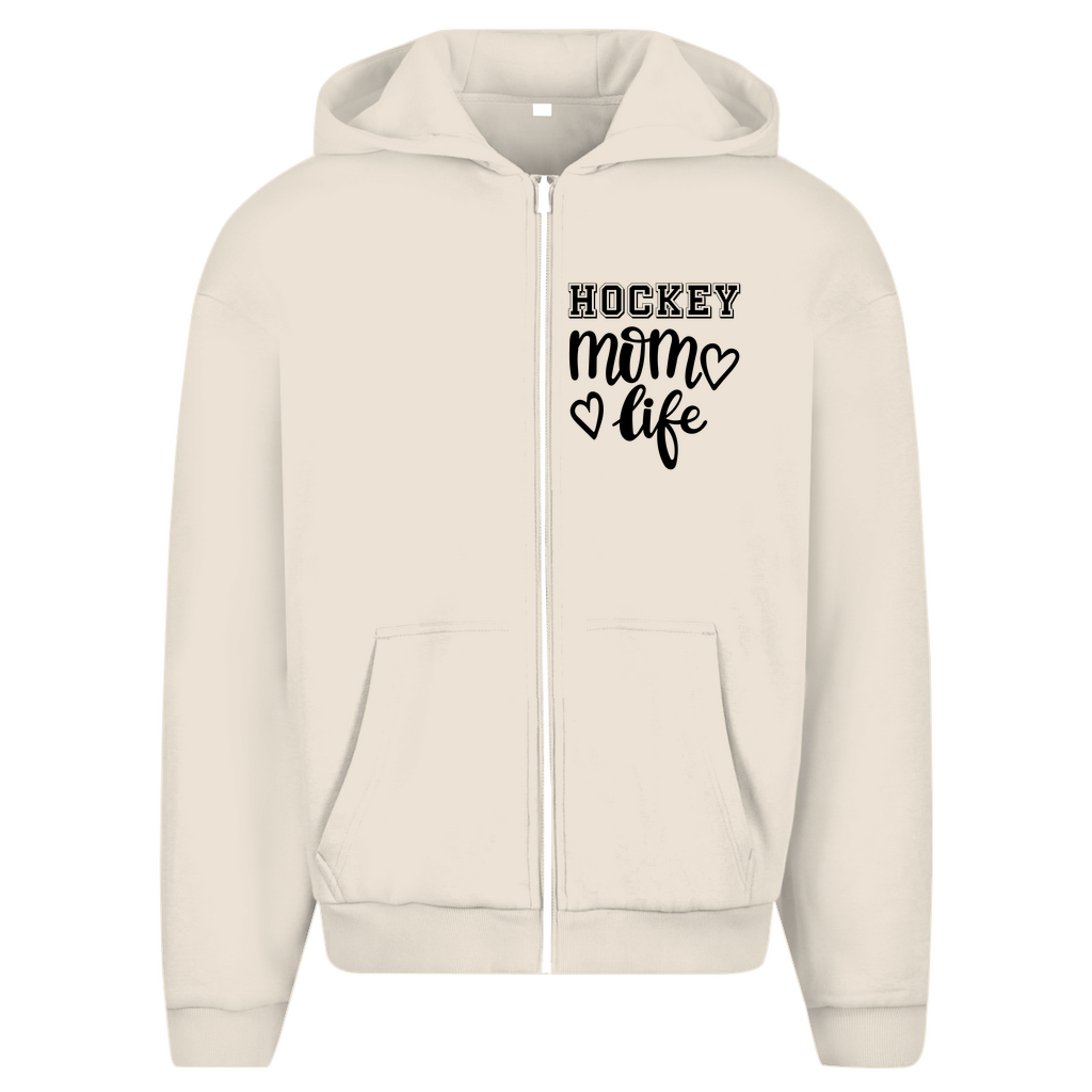 Oversize Zipper HOCKEY MOM LIFE