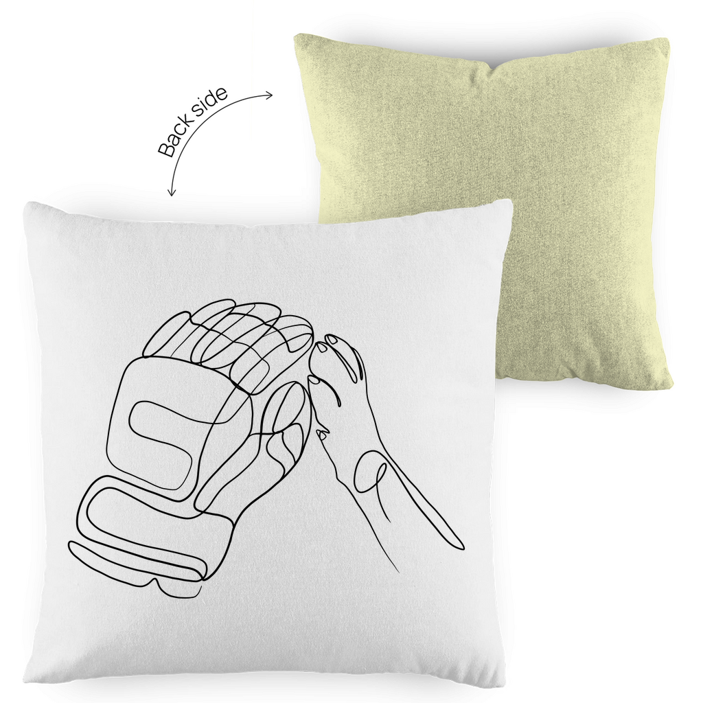 Kopfkissen zweifarbig HOCKEYBUNNY