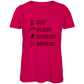 Ladies T-Shirt EAT, SLEEP REPEAT