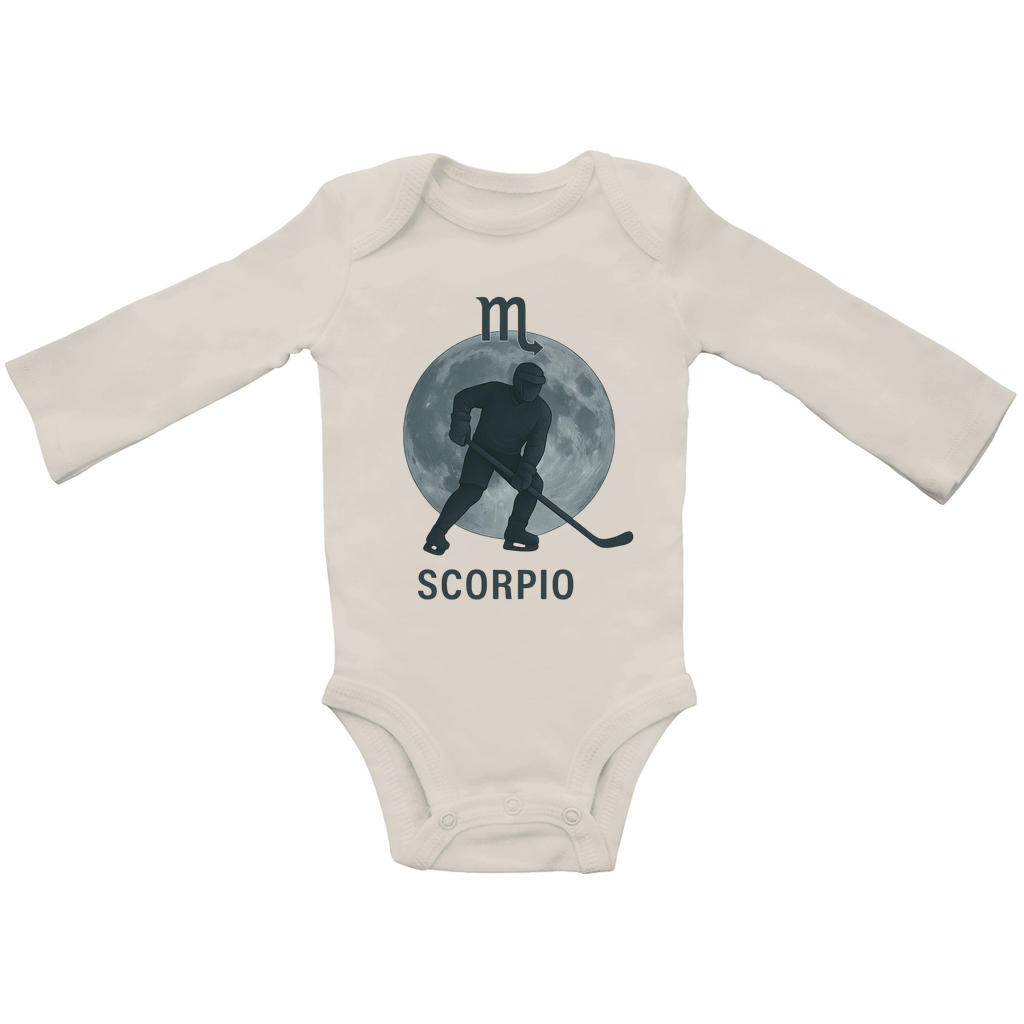 Babybody Langarm STERNZEICHEN SCORPIO / SKORPION
