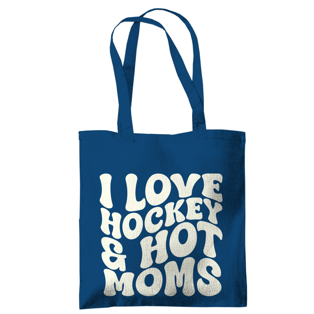 Tragetasche I LOVE HOCKEY & HOT MOMS
