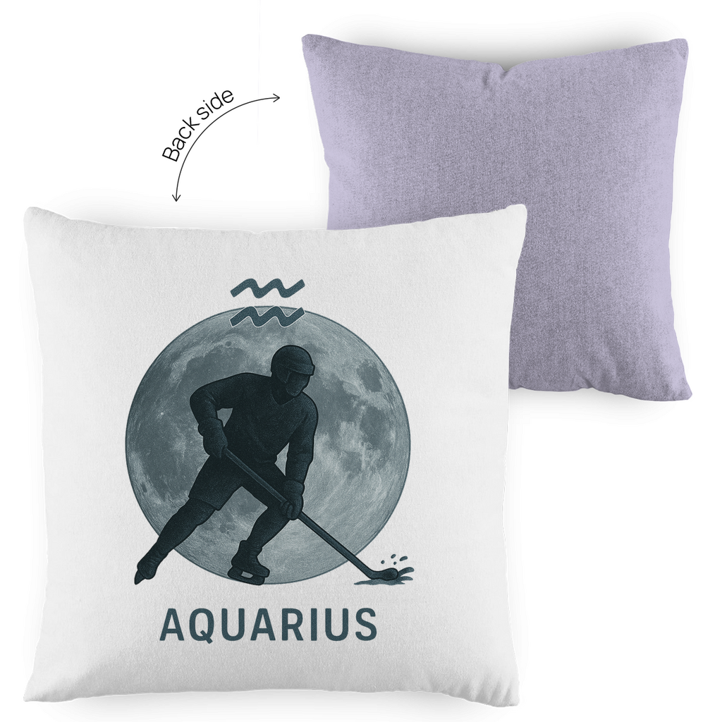 Kopfkissen zweifarbig STERNZEICHEN AQUARIUS / WASSERMANN