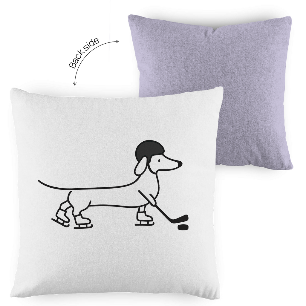 Kopfkissen zweifarbig HOCKEY DACKEL