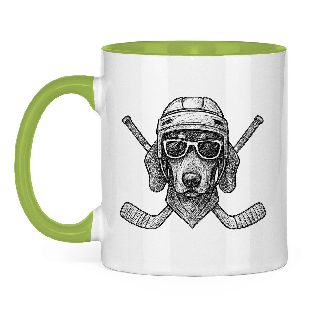 Tasse zweifarbig COOL HOCKEYDOG