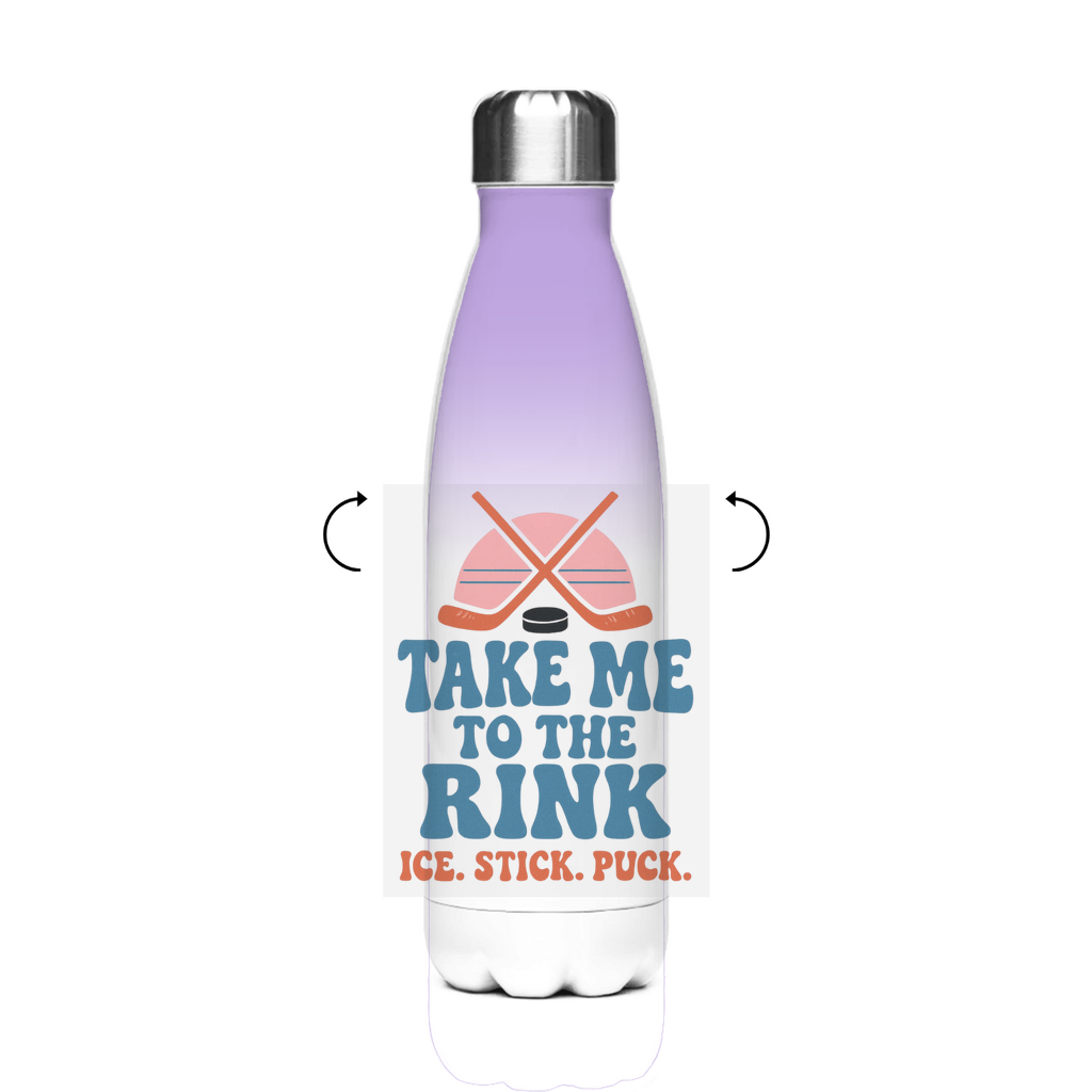 Edelstahl-Thermoflasche TAKE ME TO THE RINK