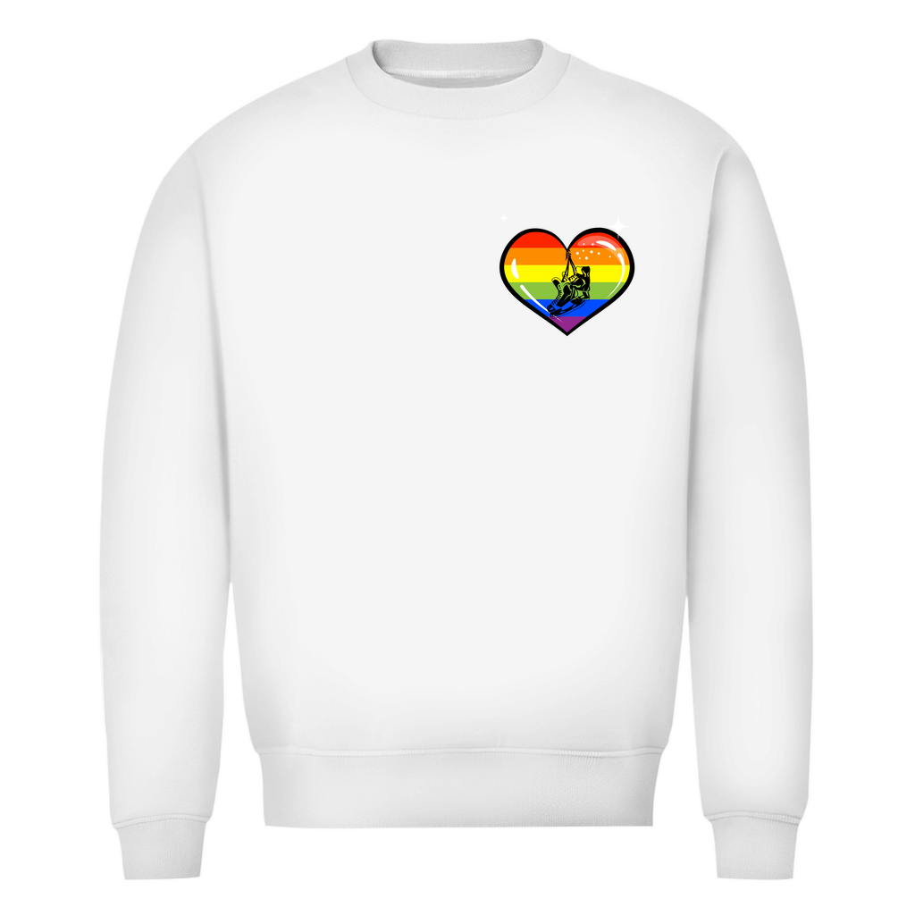 Unisex Sweatshirt RAINBOW SKATE HEART