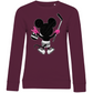 Ladies Sweatshirt HOCKEYMOUSE PINK