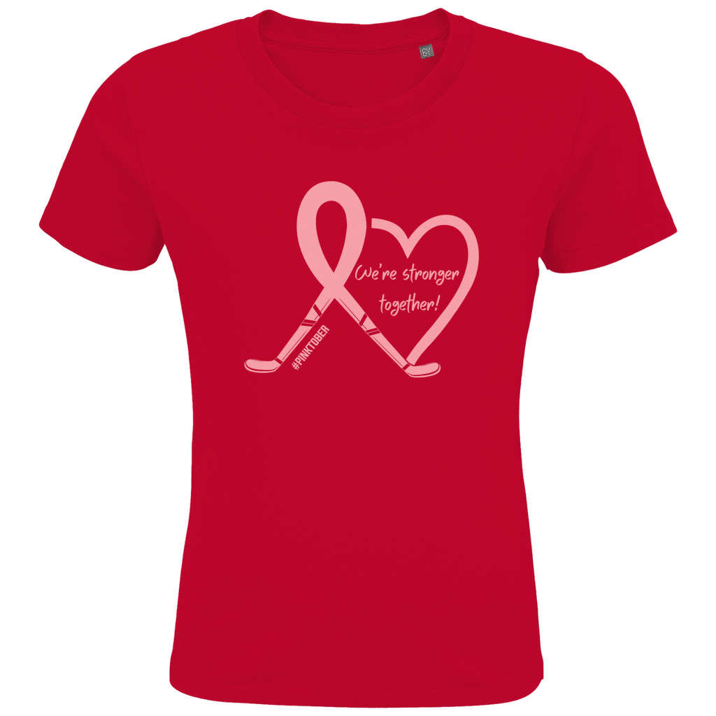 Kids T-Shirt PINKTOBER STRONGER TOGETHER
