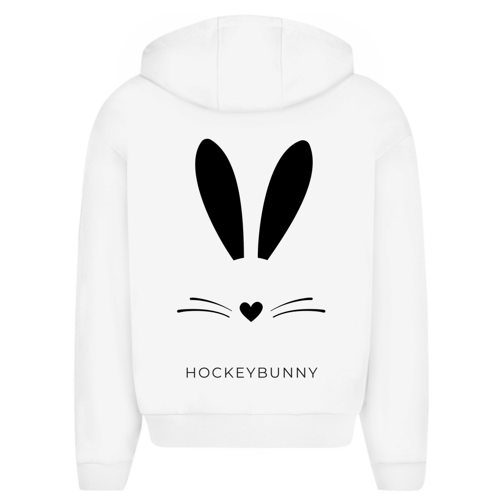 Oversize Zipper HOCKEYBUNNY (front&back)