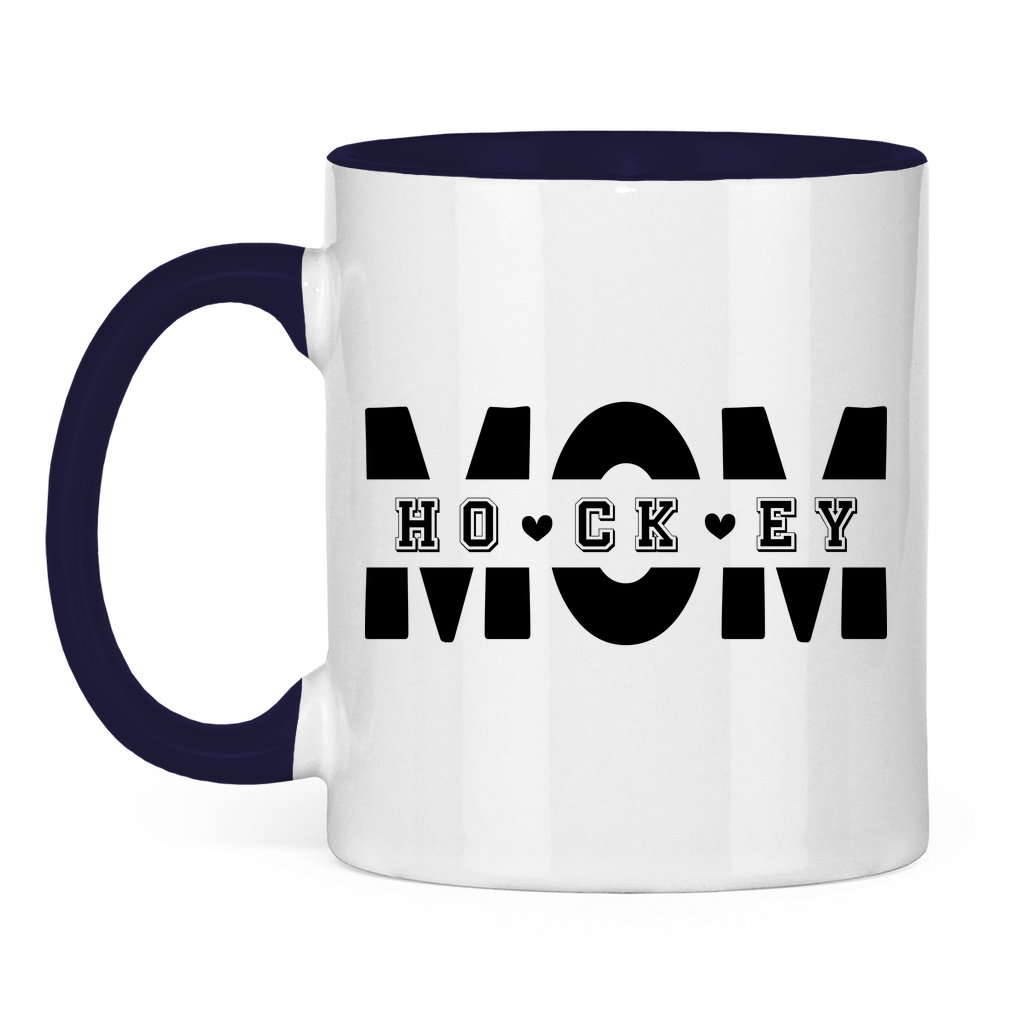 Tasse zweifarbig HOCKEYMOM