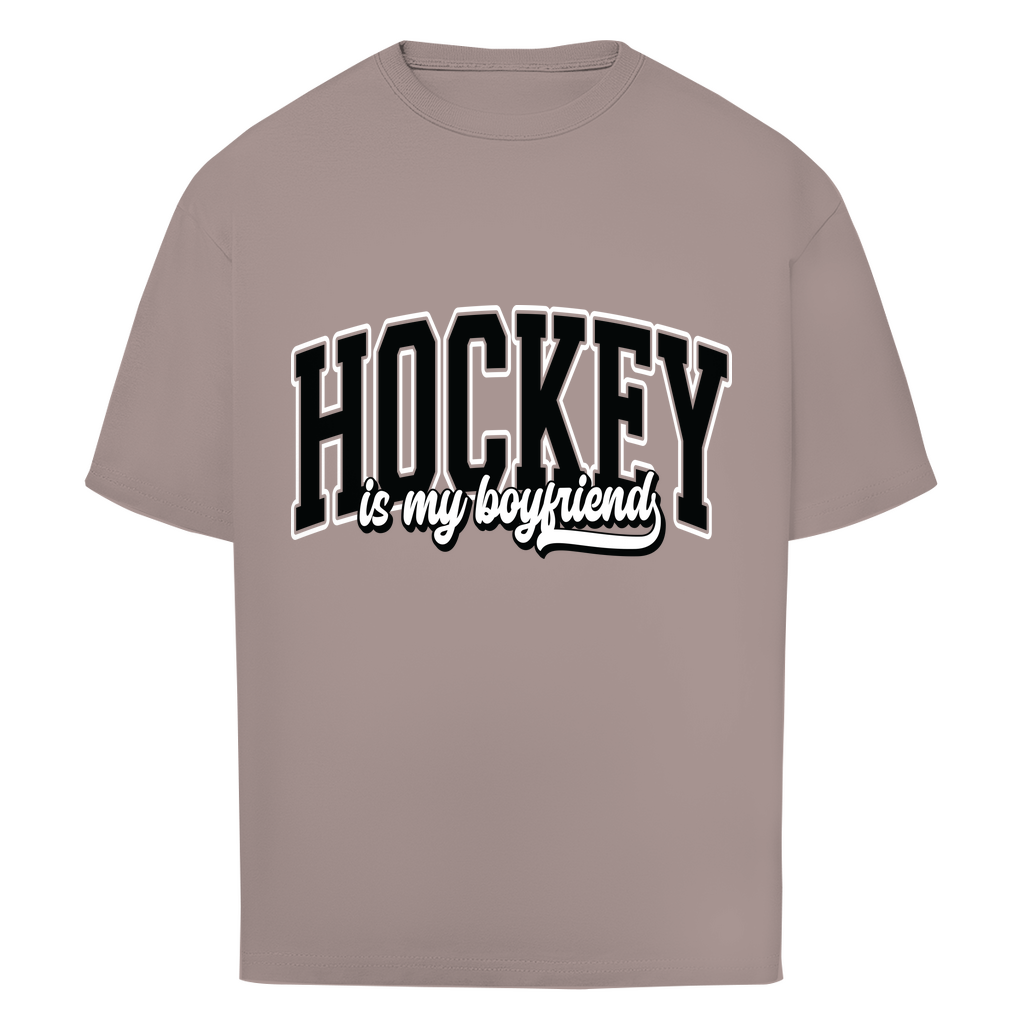 Oversize T-Shirt HOCKEY IS MY BOYFRIEND
