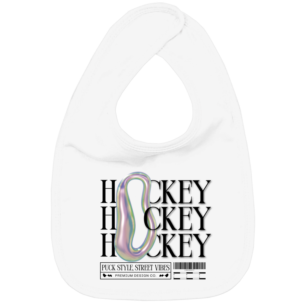 Kinder Bio Lätzchen  HOCKEY MODERN (back)