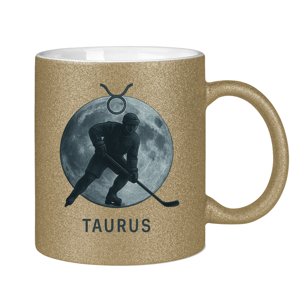 Glitzertasse STERNZEICHEN TAURUS / STIER