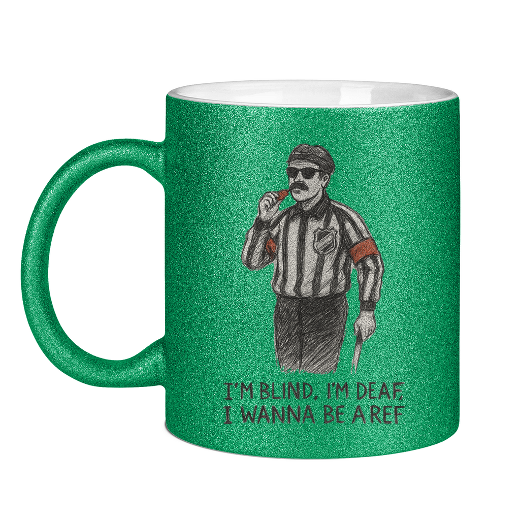 Glitzertasse WANNA BE A REF