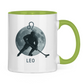 Tasse zweifarbig STERNZEICHEN LEO / LÖWE