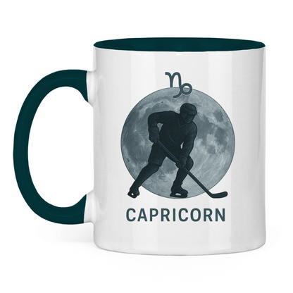 Tasse zweifarbig STERNZEICHEN CAPRICORN / STEINBOCK