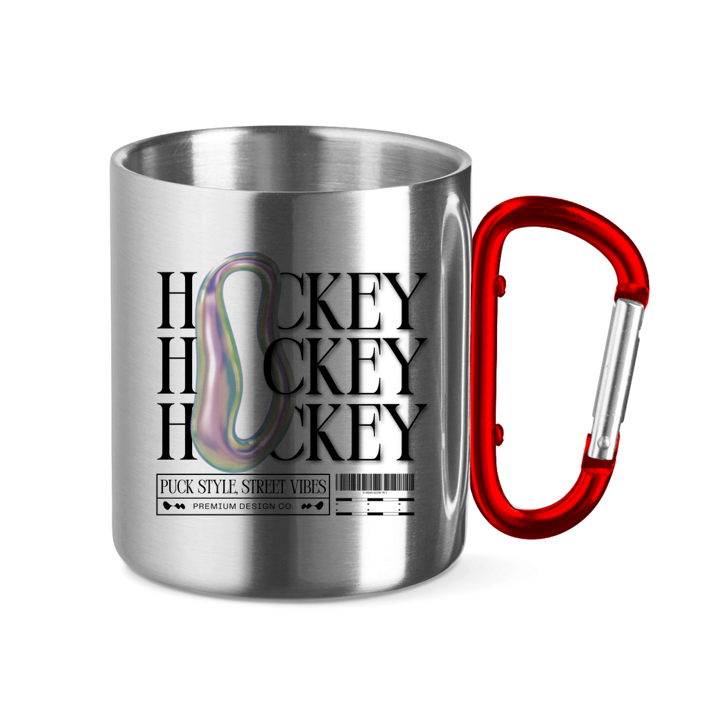 Edelstahltasse HOCKEY MODERN