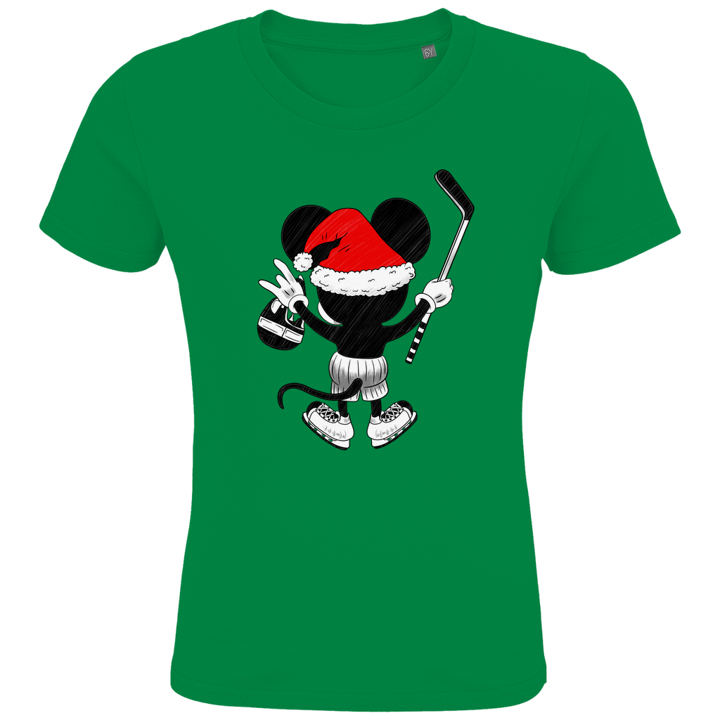 Kids T-Shirt HOCKEY-SANTA-MOUSE