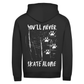 Unisex Zipper NEVER SKATE ALONE (back)