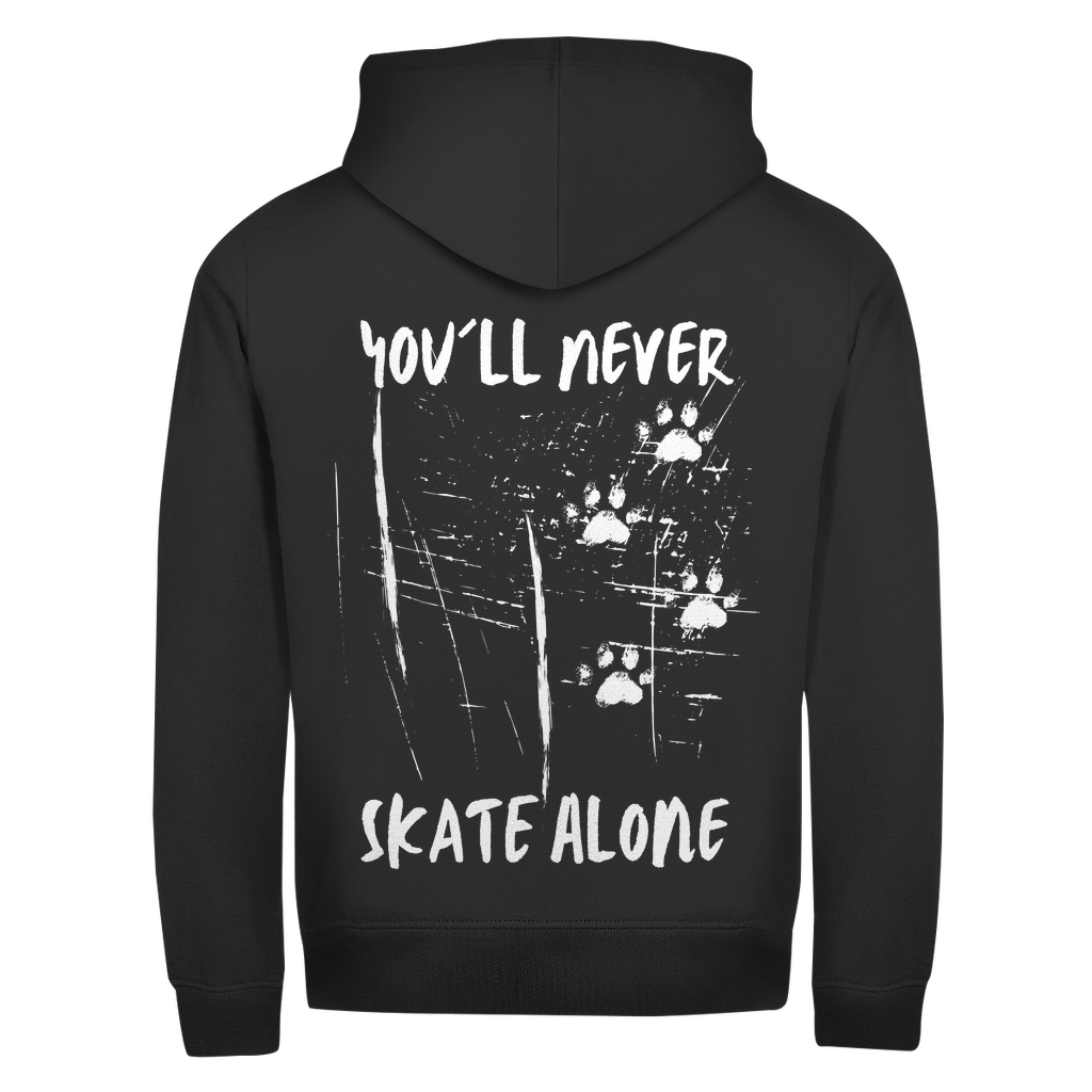 Unisex Zipper NEVER SKATE ALONE (back)