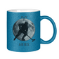 Glitzertasse STERNZEICHEN ARIES / WIDDER