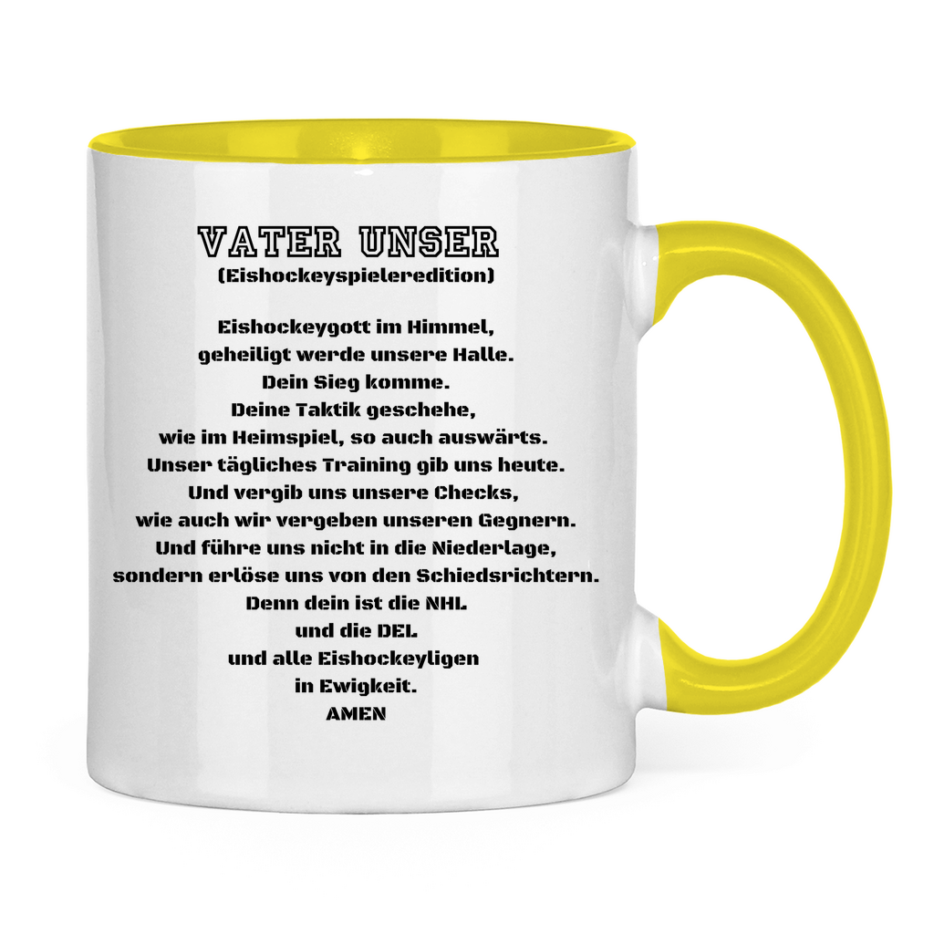 Tasse zweifarbig VATER UNSER SPIELER