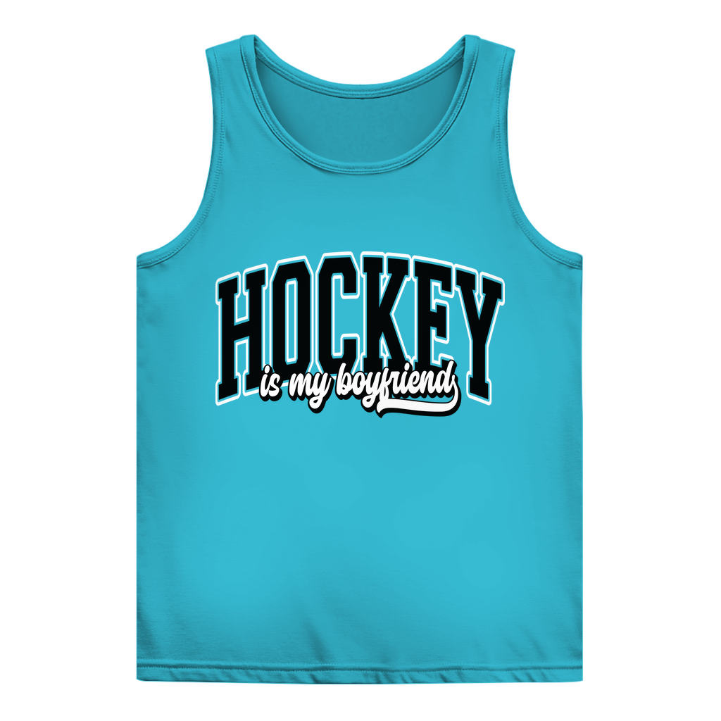 Ladies Tank Top HOCKEY IS MY BOYFRIEND