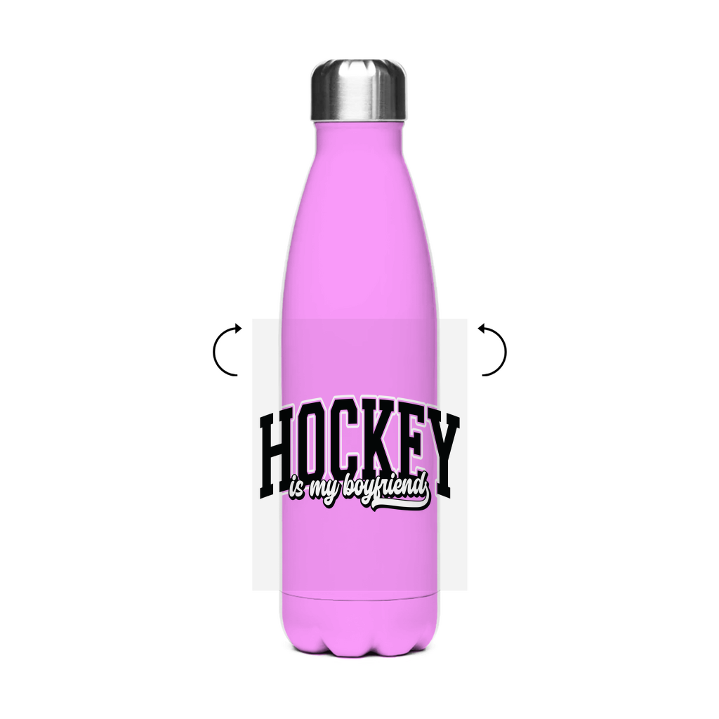 Edelstahl-Thermoflasche HOCKEY IS MY BOYFRIEND