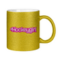 Glitzertasse HOCKEYGIRL SCHRIFT