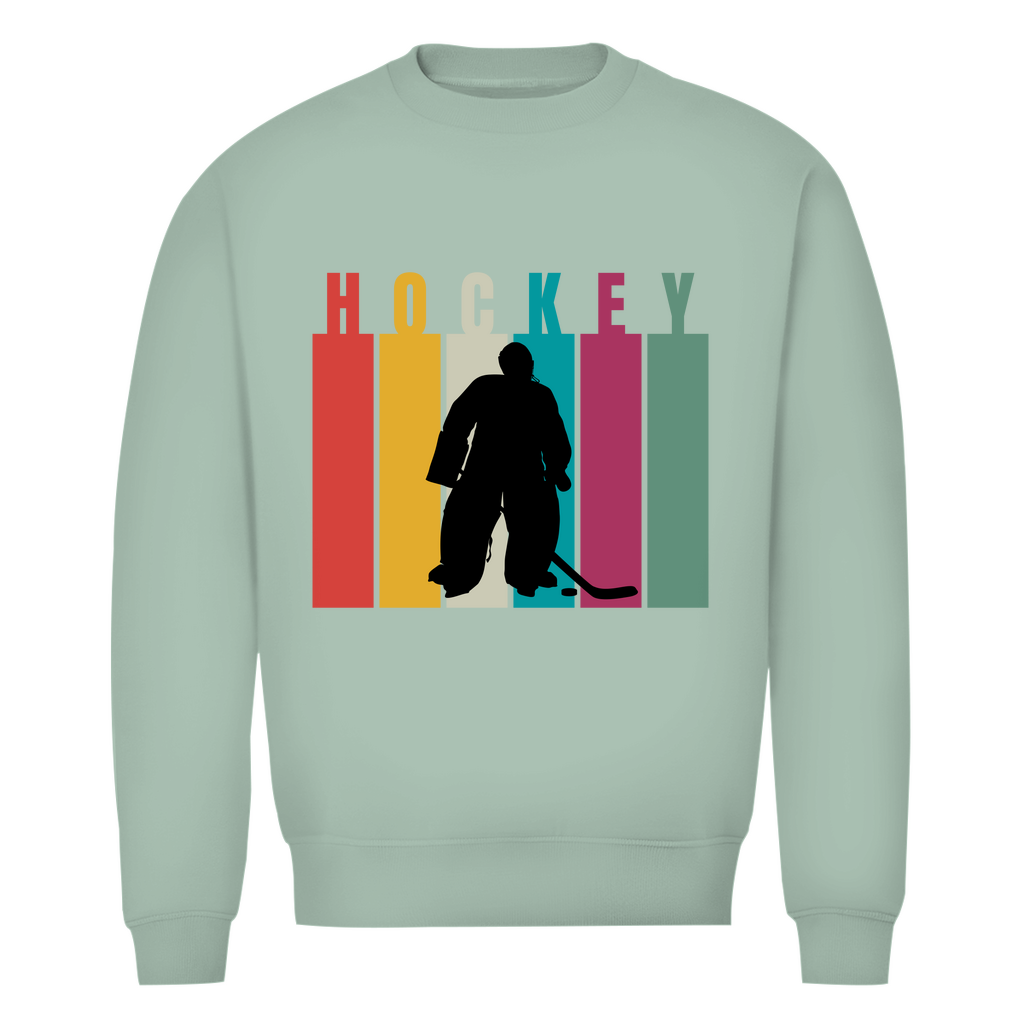 Unisex Sweatshirt COLOURFUL HOCKEY GOALIE