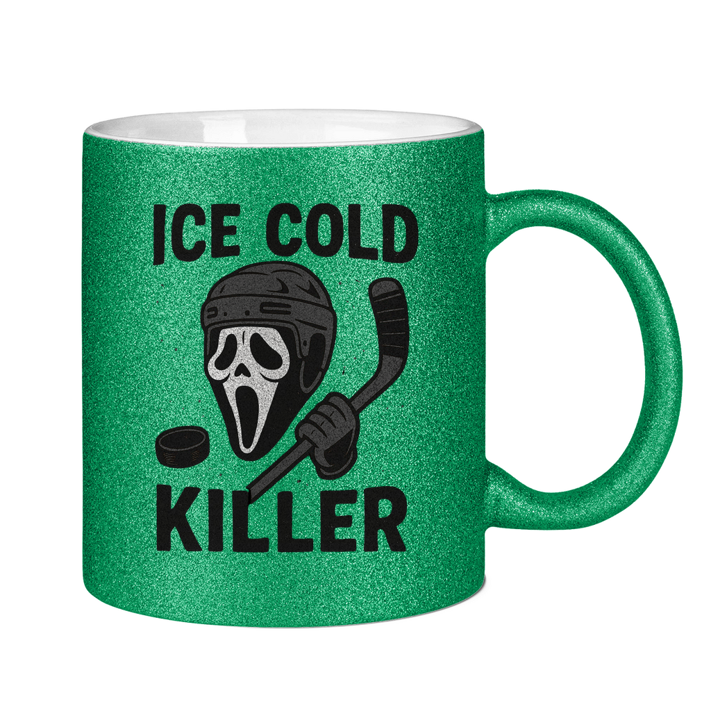 Glitzertasse ICE COLD KILLER