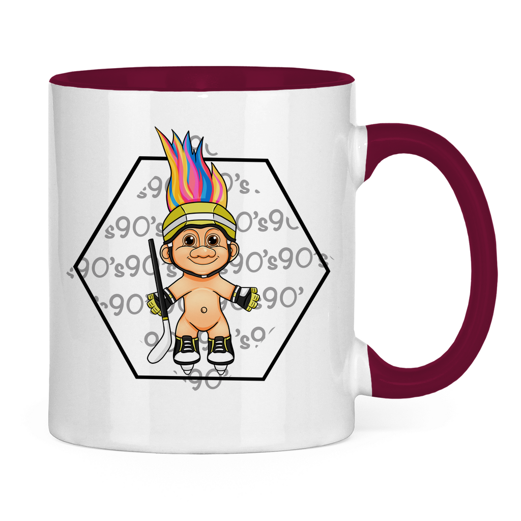 Tasse zweifarbig HOCKEYTROLL