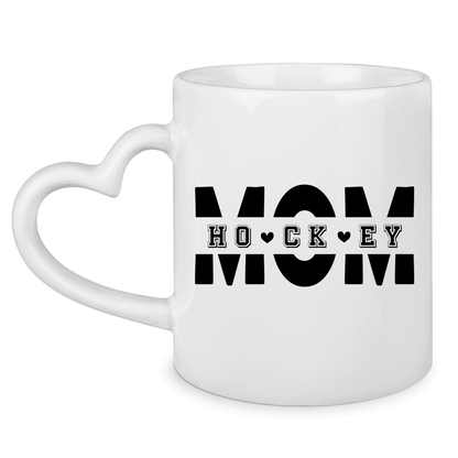 Tasse mit Herzhenkel HOCKEYMOM