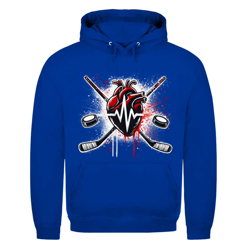 Unisex Hoodie HOCKEY HEARTBEAT