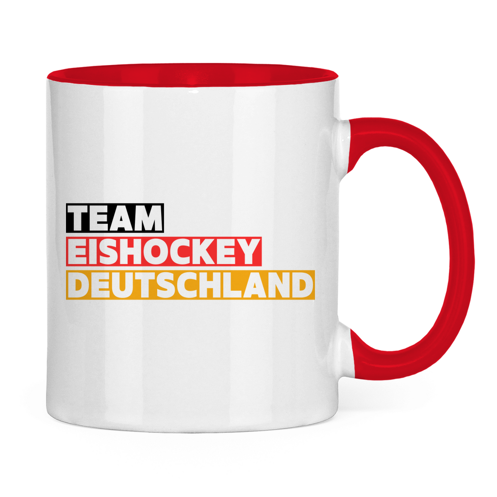 Tasse zweifarbig TEAM EISHOCKEY DEUTSCHLAND