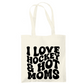 Tragetasche I LOVE HOCKEY & HOT MOMS