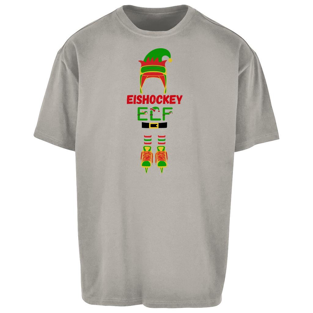 Oversize T-Shirt HOCKEY ELF - personalisierbar -