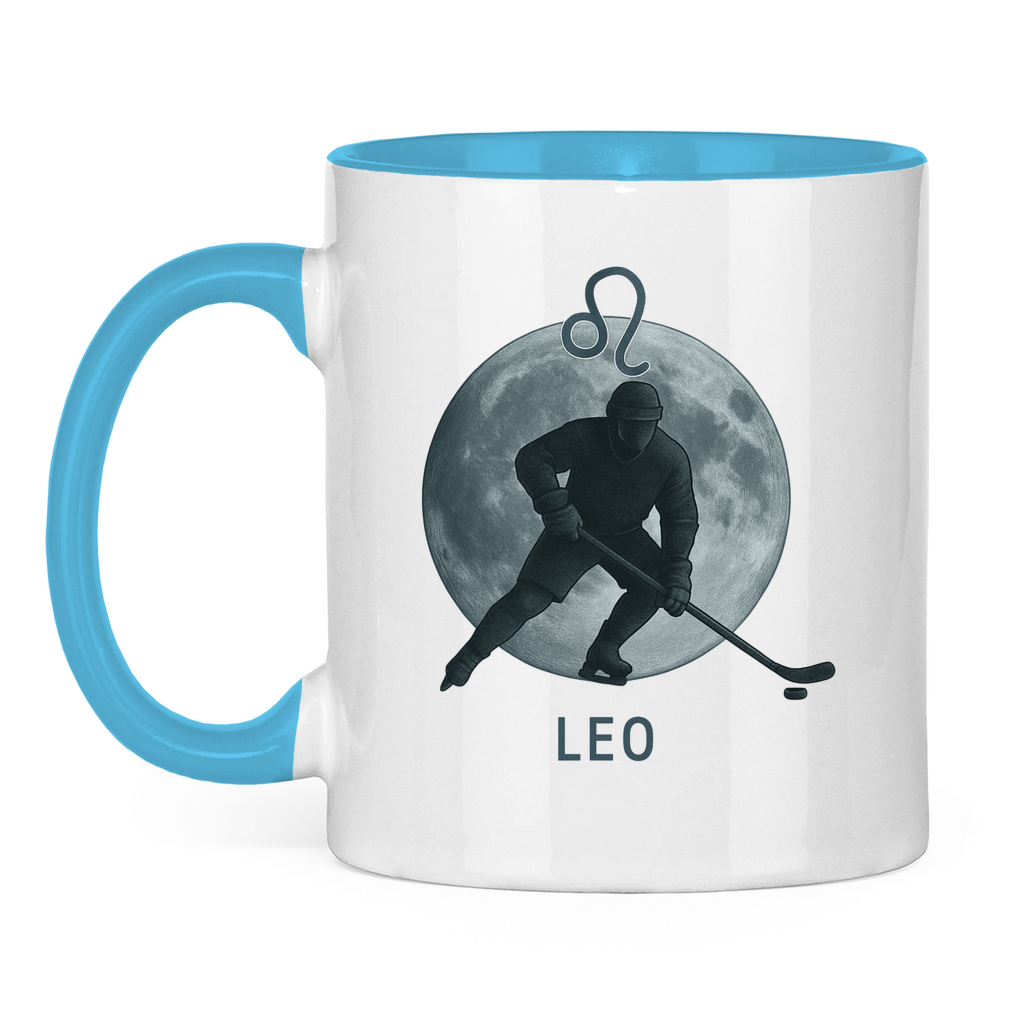 Tasse zweifarbig STERNZEICHEN LEO / LÖWE