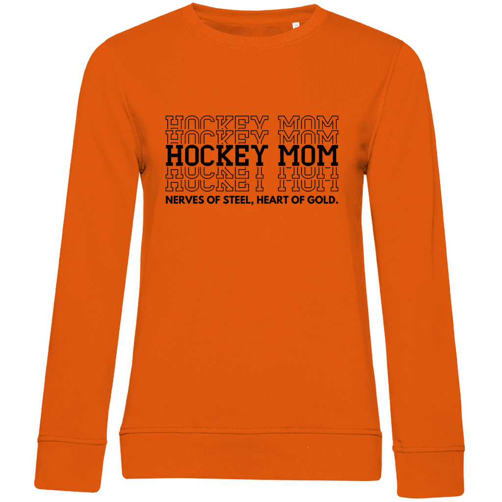 Ladies Sweatshirt HOCKEYMOM NERVES & HEART