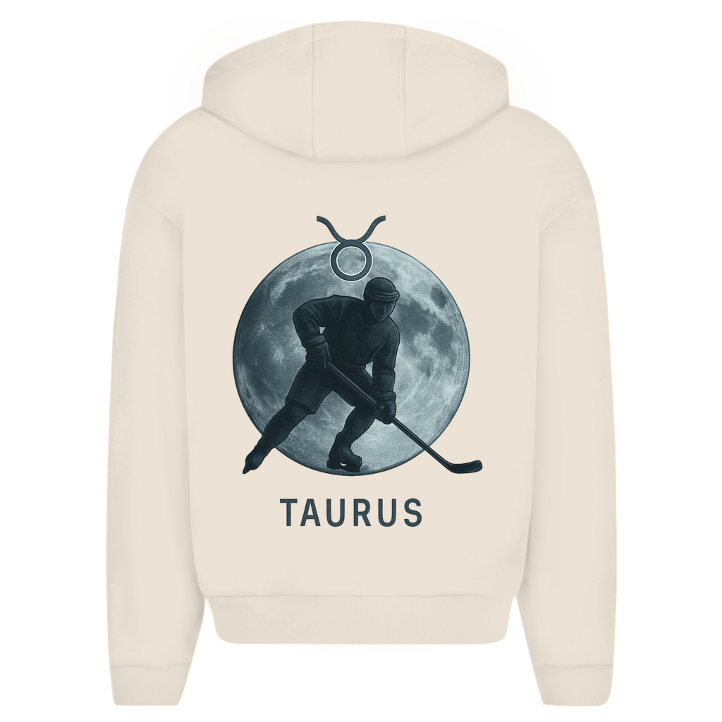 Oversize Zipper STERNZEICHEN TAURUS / STIER (front&back)