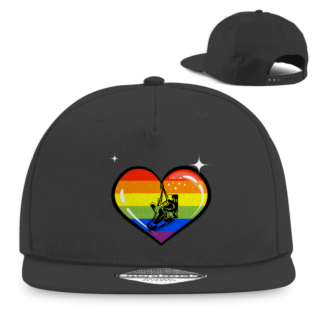 Snapback RAINBOW SKATE HEART