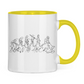 Tasse zweifarbig BORN TO HOCKEY EVULUTION