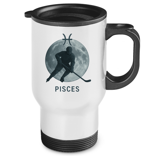 Edelstahl-Thermobecher STERNZEICHEN PISCES / FISCH