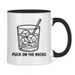 Tasse zweifarbig PUCK ON THE ROCKS