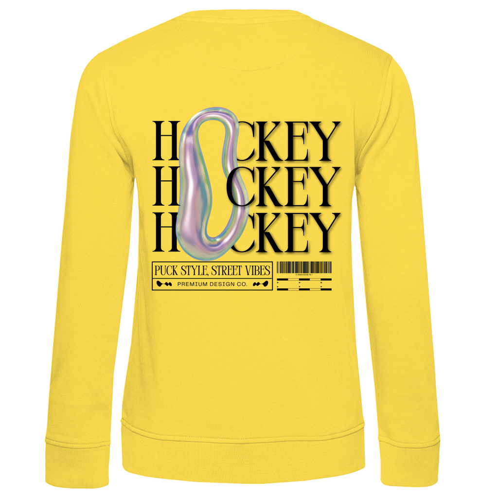 Ladies Sweatshirt  HOCKEY MODERN (back)