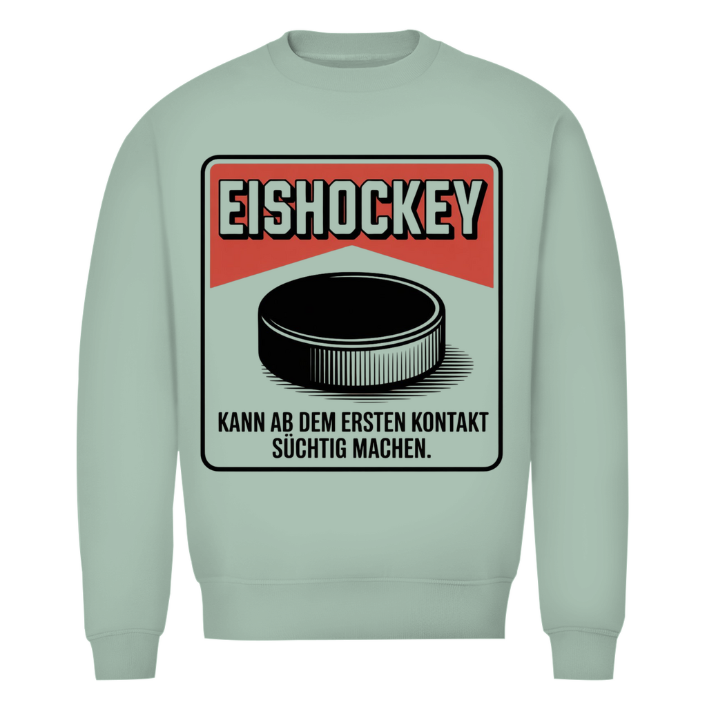 Unisex Sweatshirt  EISHOCKEY ZIGARETTENSCHACHTEL