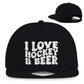 Snapback I LOVE HOCKEY & BEER