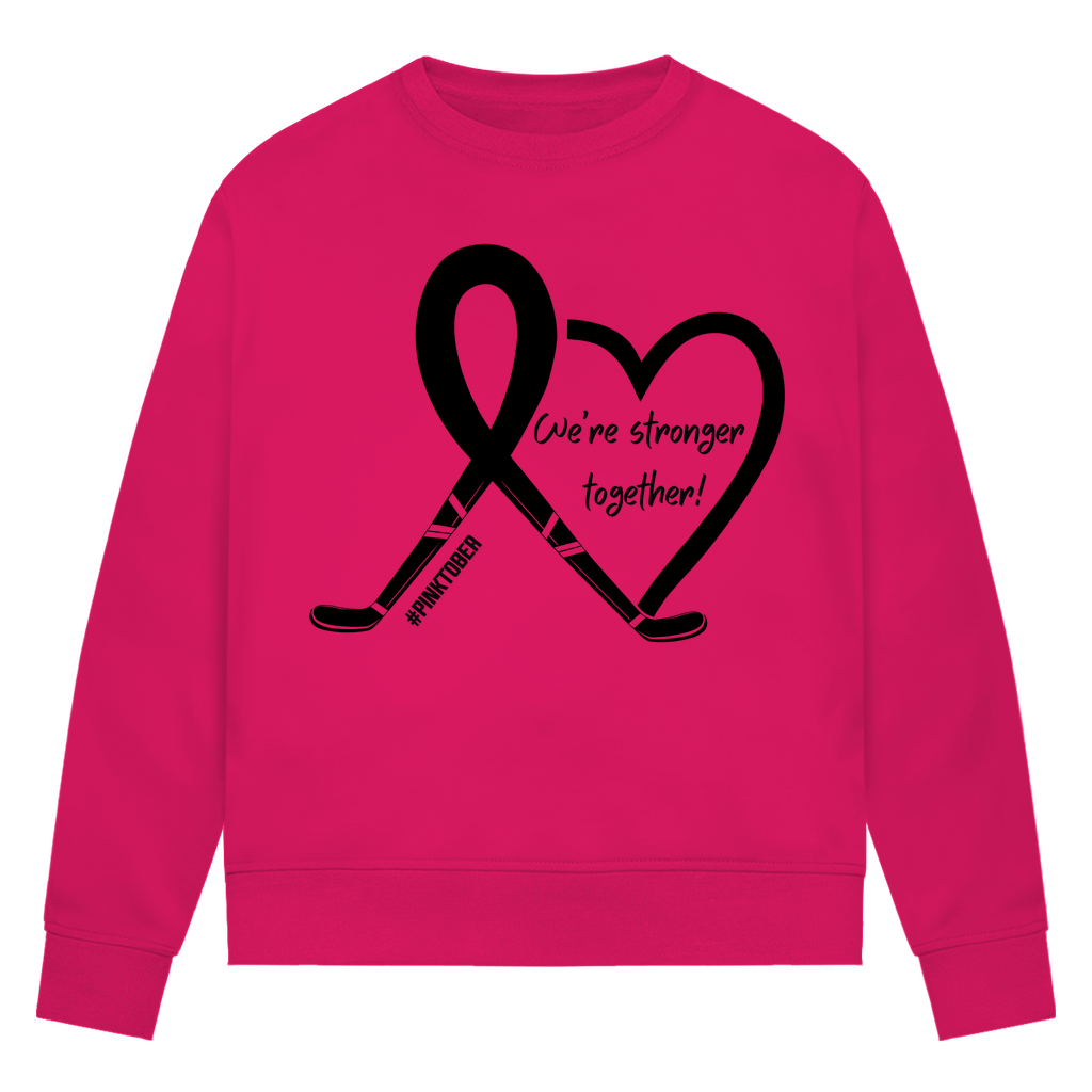 Ladies Sweatshirt PINKTOBER STRONGER TOGETHER