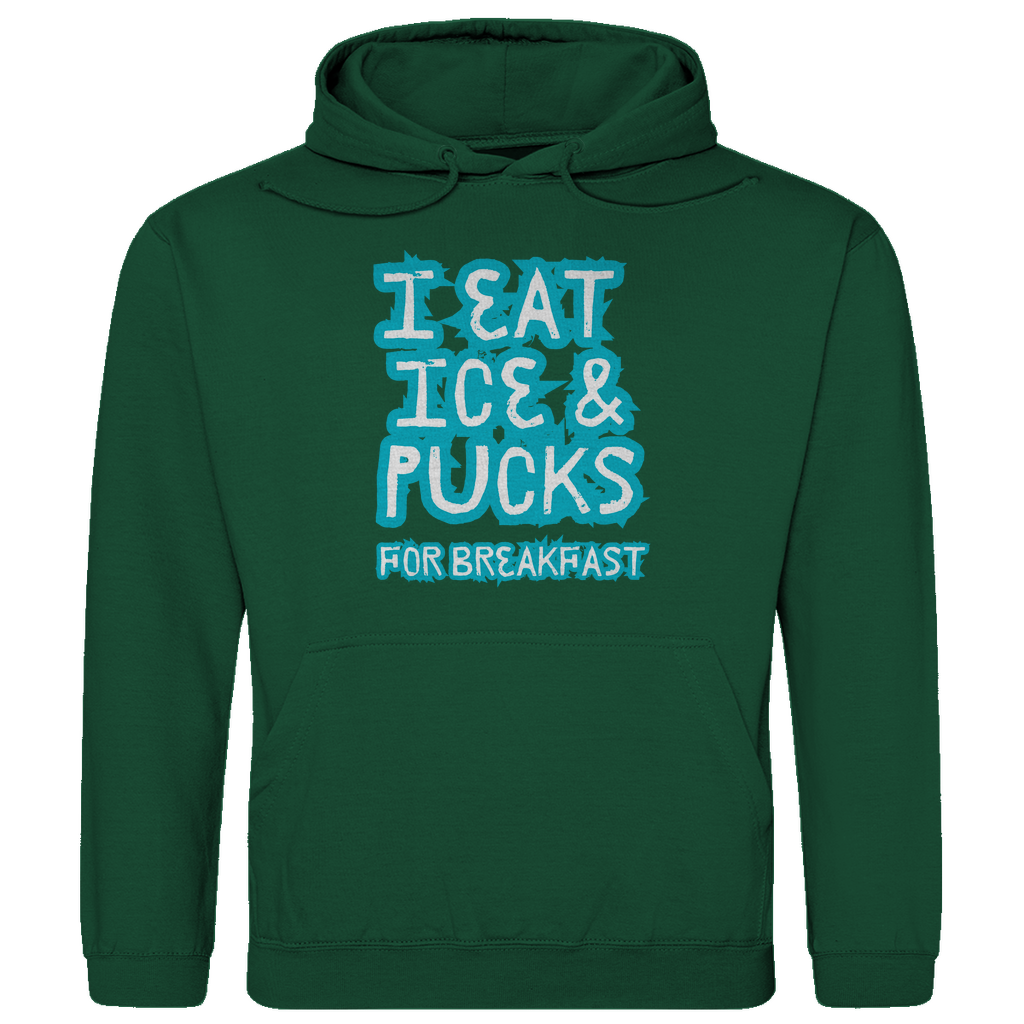 Unisex Hoodie ICE & PUCKS FOR BREAKFAST